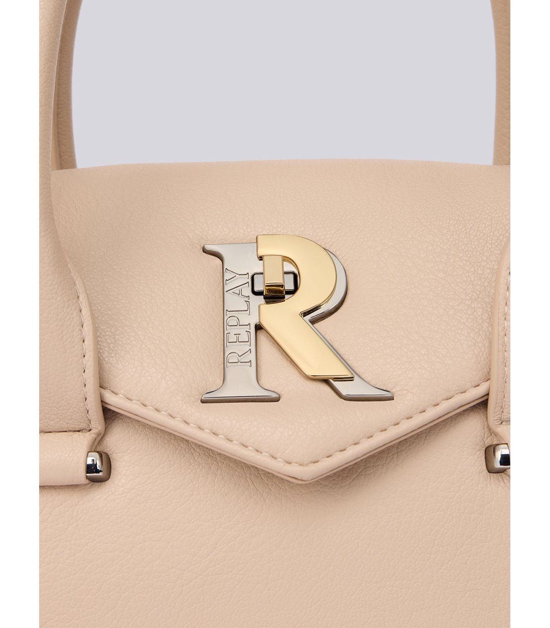 Rメタルミニハンドバッグ 詳細画像 ベージュ 5